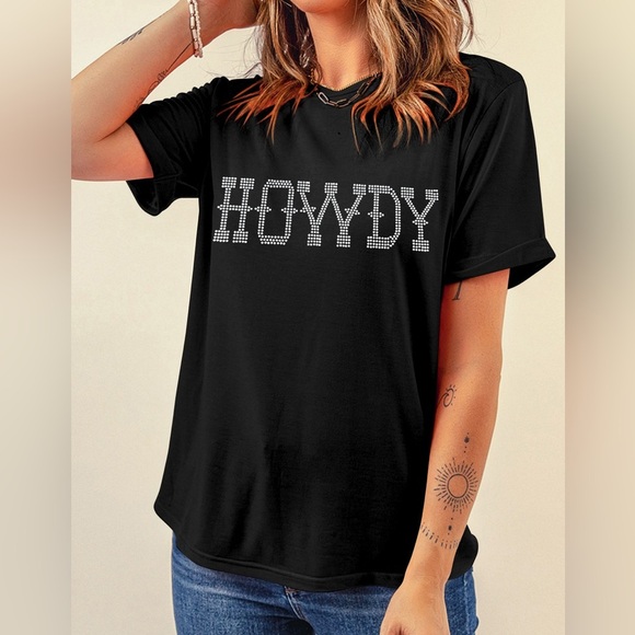 Sequin Howdy Top - Picture 2 of 3